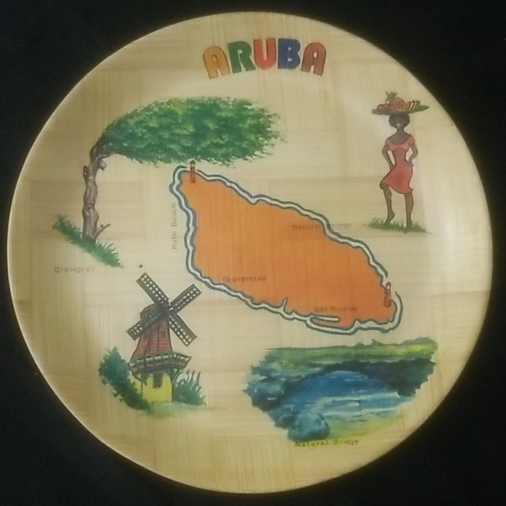 Aruba Wooden Plate
